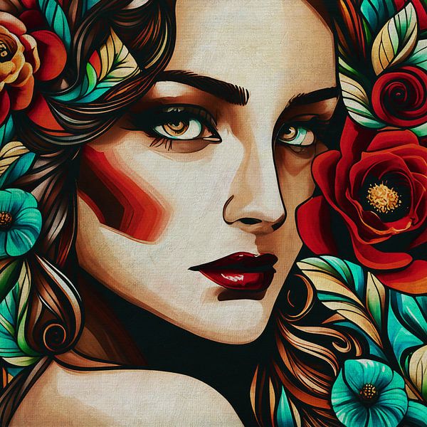 Flower girl 18 by Jan Keteleer