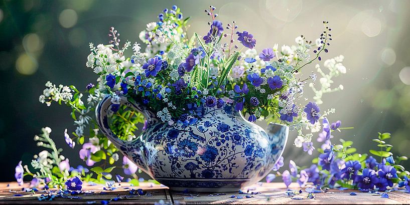 Bouquet estival pour l'intérieur et l'extérieur. par Hetty Lamboo