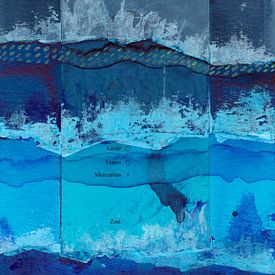 Blue waves van Prints der Nederlanden