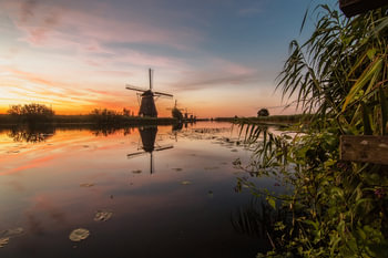 Dutch mill @ sunrise