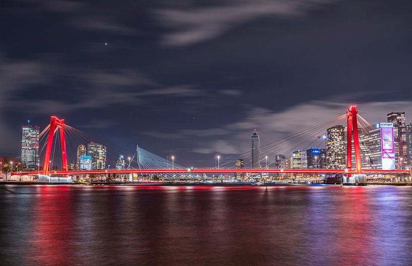 Rotterdam Willemsbrug by Frans Bouman