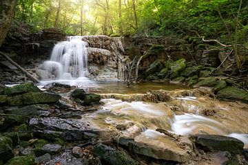 Waterval, Zuid-Eifel, Rijnland-Palts, Duitsland van Alexander Ludwig