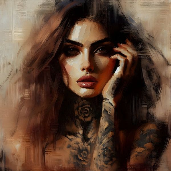 Tatouage femme par FoXo Art