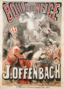 Jules Chéret - Boule De Neige, Musique De J.Offenbach (1871) sur Peter Balan