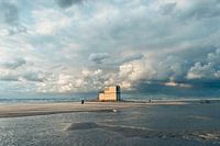 Nuages au-dessus de la mer du Nord près de Terschelling