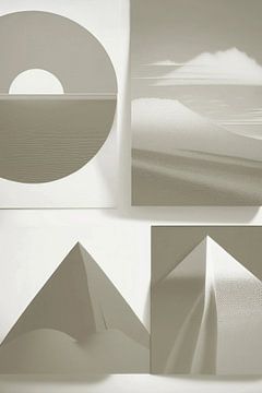 Surreal landscape in warm Thyme tones by Irene Ibanez