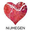 Liefde voor Nijmegen  |  Stadskaart in een hart van WereldkaartenShop