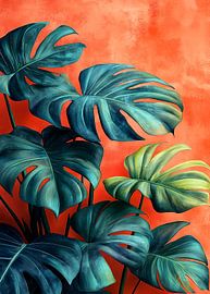 Monstera leaves by JBJart Justyna Jaszke