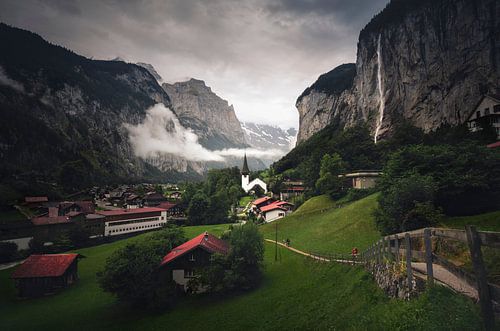 The church of lauterbrunnen