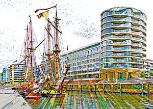 Navires-musées à Hafencity