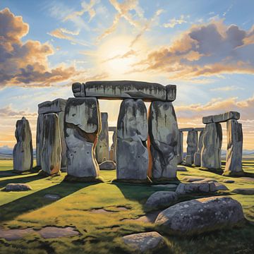 Sonnenaufgang in Stonehenge von TheXclusive Art