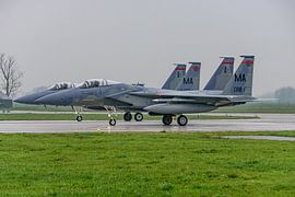 Twee McDonnell Douglas F-15C Eagles.