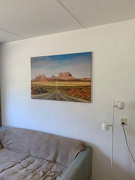 Kundenfoto: Highway to Monument Valley von Ilya Korzelius