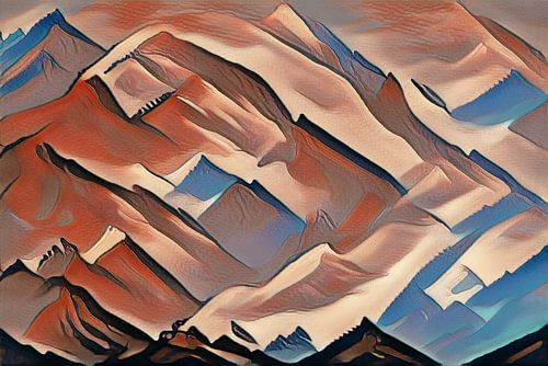 Un monde de rêve : les montagnes sur Christine Bässler