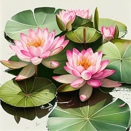 water lily show by Liv ter Riet