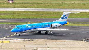 Luftfahrtgeschichte: eine KLM Fokker 70.
