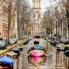 Zuiderkerk and Groenburgwal Amsterdam by Hendrik-Jan Kornelis