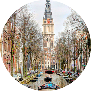 Zuiderkerk en Groenburgwal Amsterdam van Hendrik-Jan Kornelis