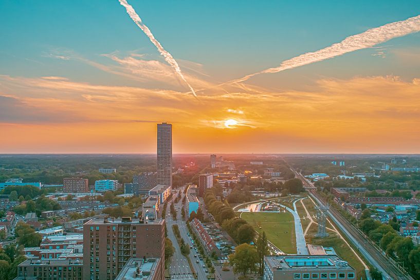 Skyline of Tilburg by Freddie de Roeck