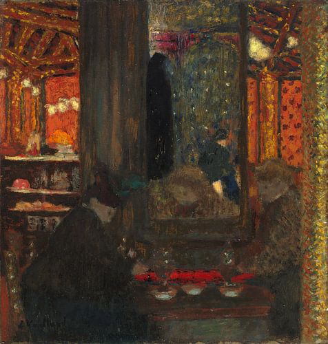 In het café, Edouard Vuillard