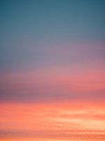 Colorful sunrise in the Netherlands - Abstract print of blue, pink and orange
