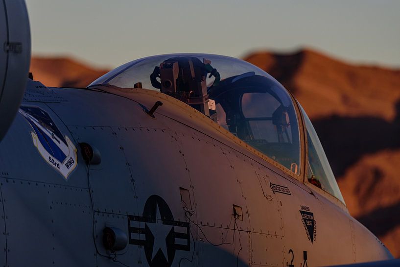 Canopy of Fairchild Republic A-10 Thunderbolt II. by Jaap van den Berg