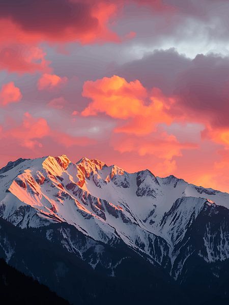 Schneebedeckte Berge von rendy okta