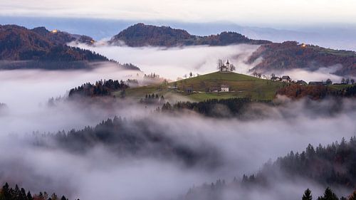 Slovenië, St Thomaskerk, Sveti Tomaz
