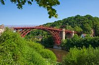 Ironbridge, rivier Severn, gemeente Telford en Wrekin, Shropshire, Engeland, Verenigd Koninkrijk