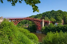 Ironbridge, Fluss Severn, Bezirk Telford und Wrekin, Shropshire, England, UK