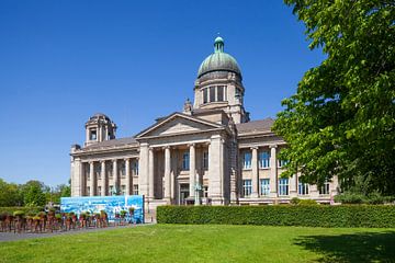 Hamburg : Sievekingplatz met hoger regionaal gerechtshof