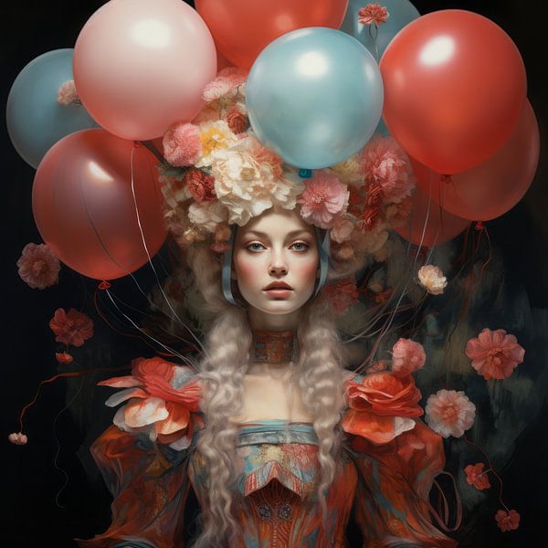 Contemporary digital art: &quot;Meet me at the circus&quot; by Carla Van Iersel