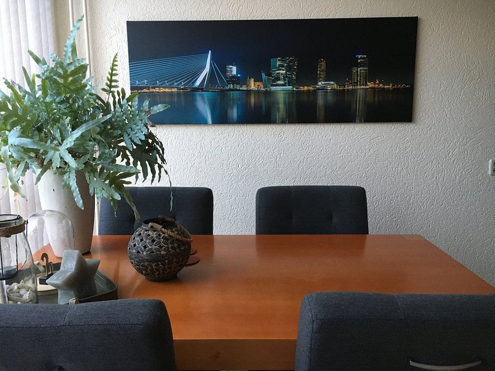 Skyline Rotterdam Panorama von Joram Janssen