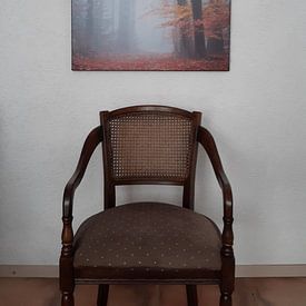 Photo de nos clients: Paix et tranquillité dans la forêt d'automne | De Peel par Jeroen Segers, sur art frame