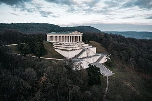Walhalla Donaustauf près de Regensburg sur le Danube en Bavière Ger