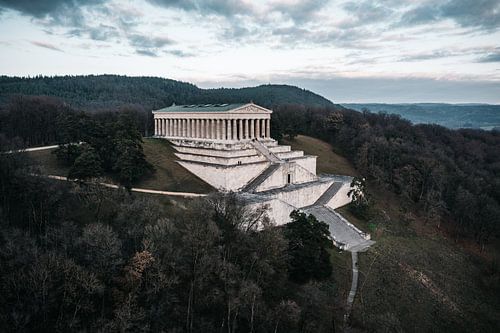 Walhalla Donaustauf near Regensburg on the Danube in Bavaria Ger