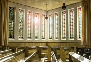 Kerk interieur Amsterdamse school van Bo Scheeringa Photography