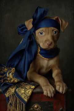 Der orientalische Philosoph - Hundeporträt Alte Meister