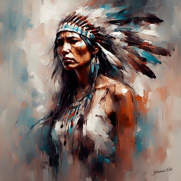 Native American Heritage 22 by Johanna's Art