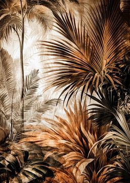 Tropische planten kunst van JBJart Justyna Jaszke
