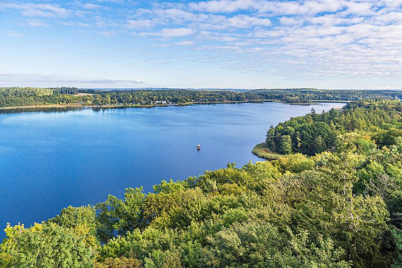 View of Lake Krakow near the town of Krakow am See by Rico Ködder