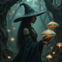 Sorcière de la forêt mystique