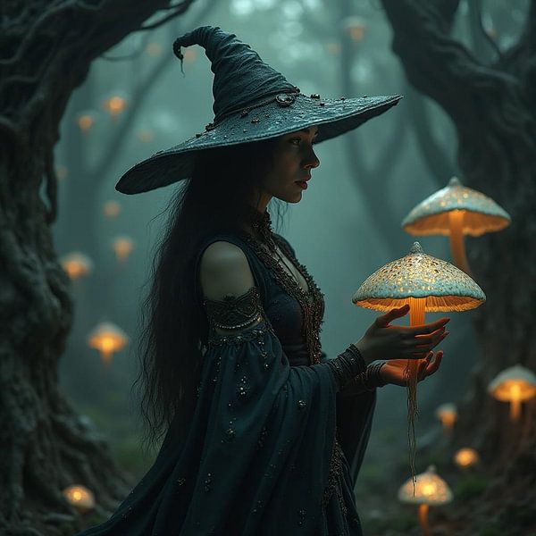 Sorcière de la forêt mystique par By Vlinder