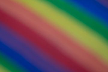 Regenbogen-Hintergrund in weichen diagonalen Linien von Jolanda de Jong-Jansen