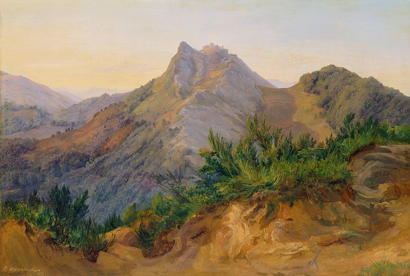 Près de Civitella – Vue du Nord, Ernst Willers par Des maîtres magistraux