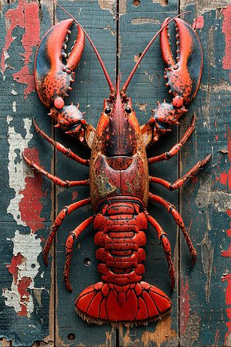 Lobster on wooden boards by Dunto Venaar