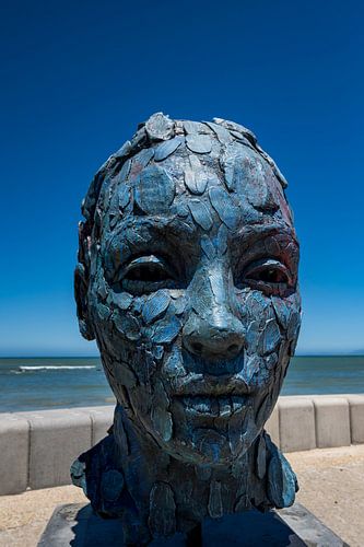 Kunst op de boulevard bij Strand