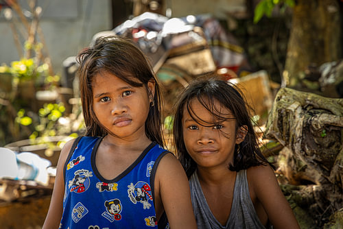 Kinderen @ Boracay Eiland, Filipijnen