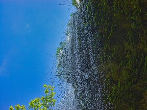 Wasserfall in der Nähe von Hamilton Pool Austin Texas