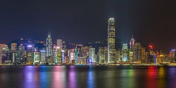 Hong Kong by Night - Skyline by Night - 3 by Tux Photography